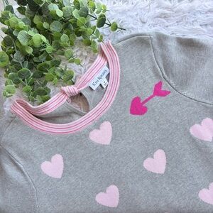 Kim Rogers Intarsia Heart Print Sweater Size Medium